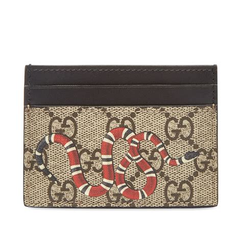 gucci card jolder|gucci card holder with snake.